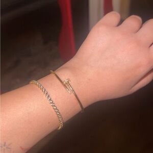 ****SOLD******Juste Un Clou with Diamonds